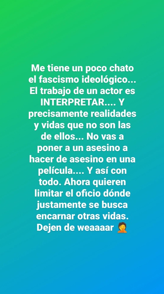 El descargo de Francisco Dañobeitía por críticas chilenas a actor ganador del Oscar.