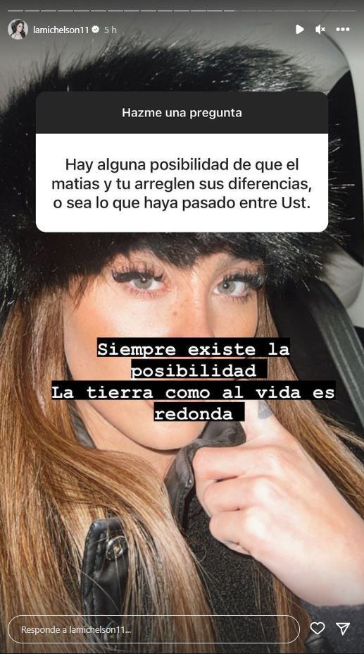 Historia de Ignacia Michelson. Fuente: Instagram.