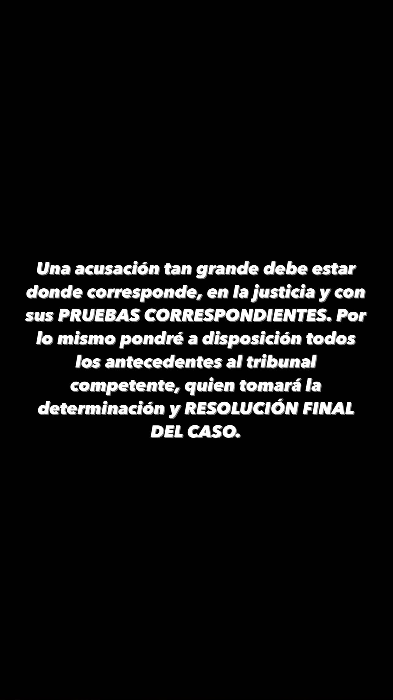 Kanela se defiende tras denuncia de guitarista de Noche de Brujas. Fuente: Instagram.