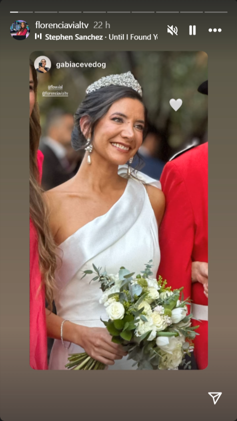 Matrimonio de Florencia Vial. Fuente: Instagram.