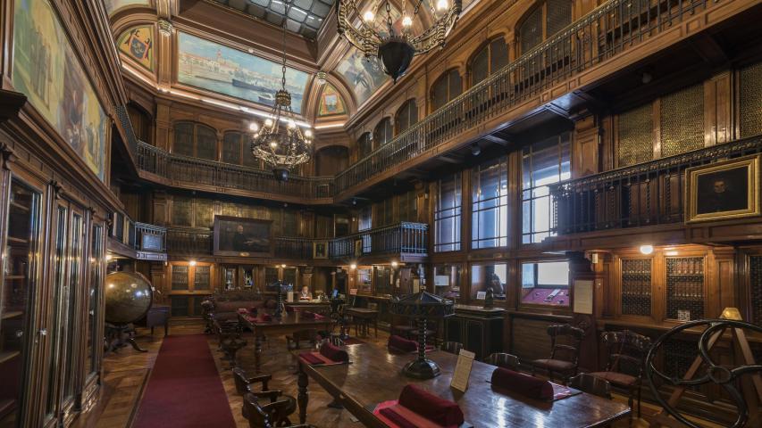 Biblioteca Nacional de Santiago. Foto del Consejo de Monumentos Nacionales.